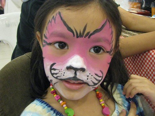 makeup face paint. Face Painting - Cat, Meow