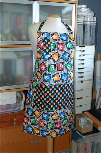 Beatles-themed apron