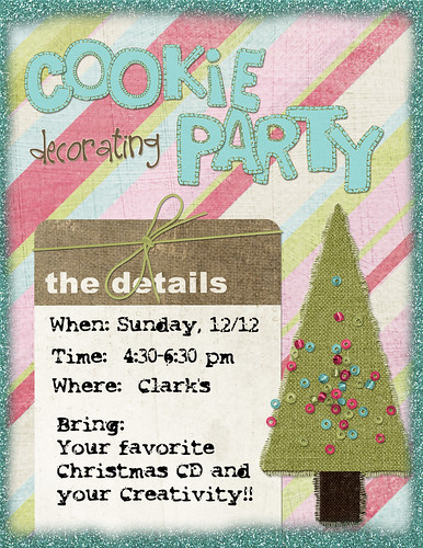 cookie party invite