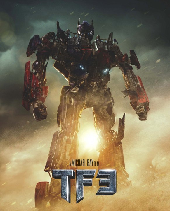 Thumb Teaser Poster de Transformers 3: Dark Of The Moon (con Optimus Prime)