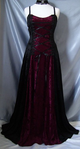 gothic corset wedding dresses