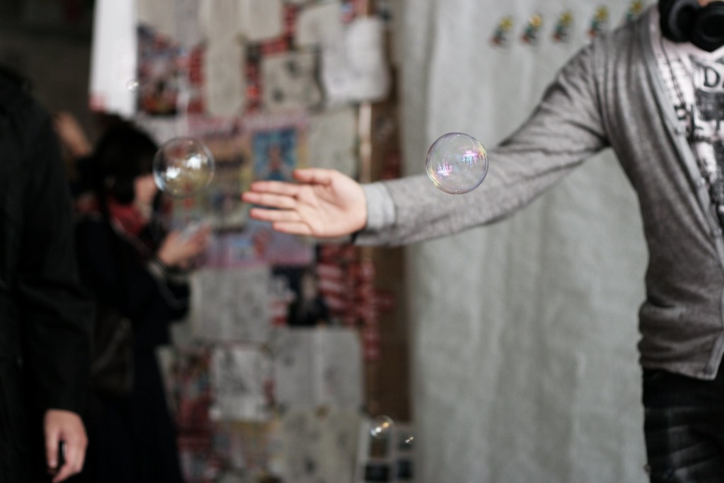 SOAP bubble art : Chaos*Lounge "The new nature" the final day!
