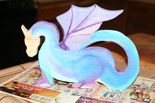 Christmas Projects: Wood Dragon in Progress