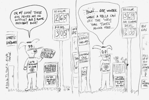 rising gas prices cartoon. Rising gas prices and changing