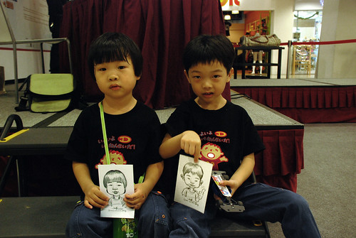 digital caricature live sketching @ Liang Court - day 2 - 4