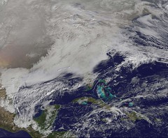 NASA GOES-13 USA Eastern View January 11, 2011