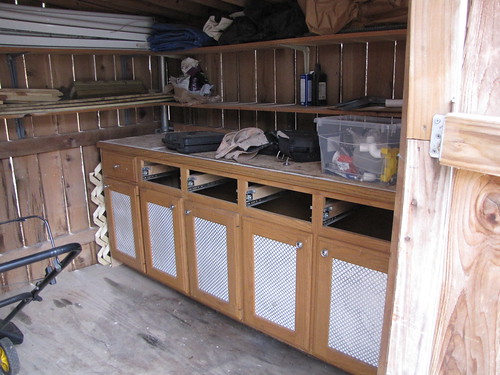 shed cabinets