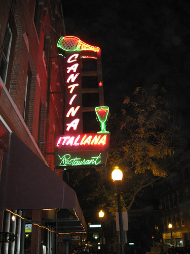 One of the many Italian restaurants on the North End.