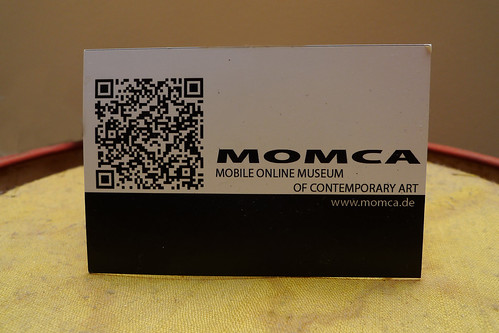  MOMCA - Mobile Online Museum of Contemporary Art Karte mit QR Code