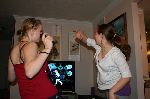 12/25/10: Just Dance 2 is a hit with the girls.