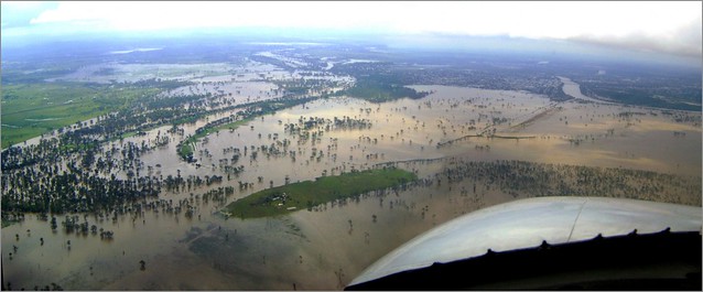 Rockhampton in flood