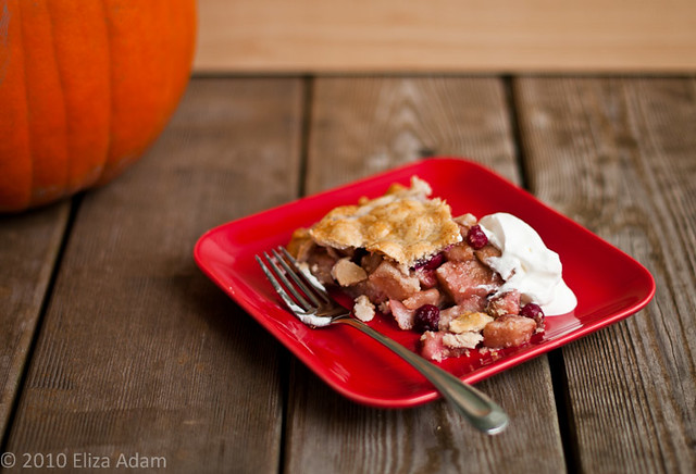 Pear-Cranberry Pie with Almond Meal Crust