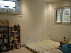 painted spare room