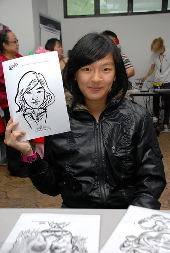 Caricature live sketching for Snow City - Day 6 - 14