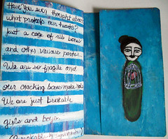 The Sketchbook Project: last two pages of my book