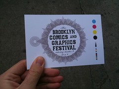 At the Brooklyn Comics and Graphics Festival!