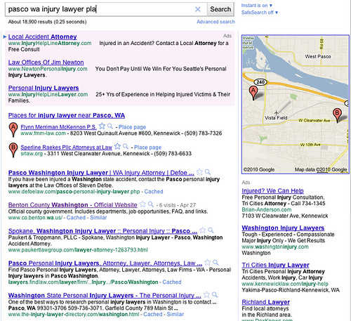 Google Places SERP Displays #3