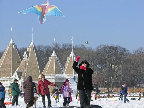 Winter Kite Festival 2008 elder kiter