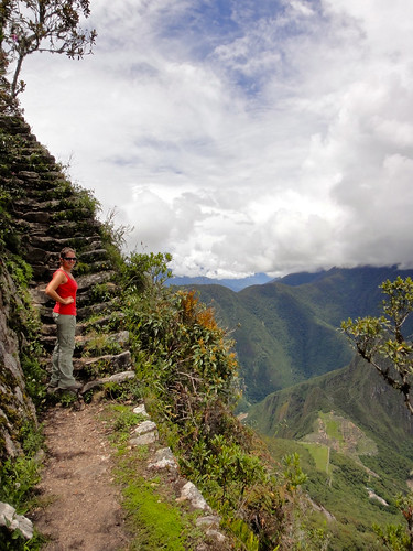 Wendy on Monta~na Machu Picchu