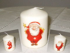 Candle "Santa"