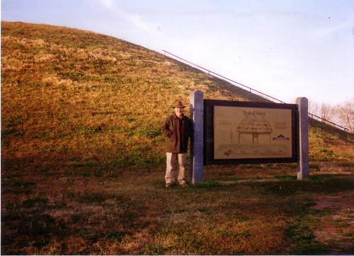 Dad at Emerald Mound