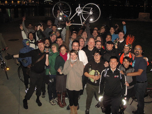 San Francisco 1st bike party 