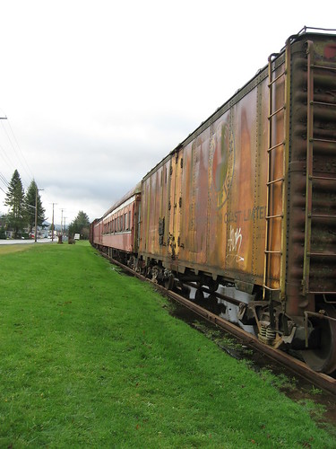 Old rickety trains