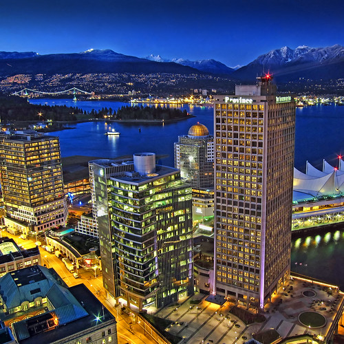 Vancouver . aerial view