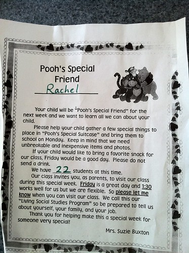 Pooh's Special Friend Instructions