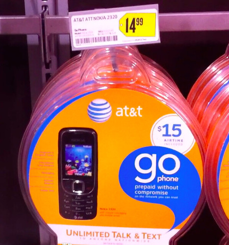 AT&T GoPhone $14.99 