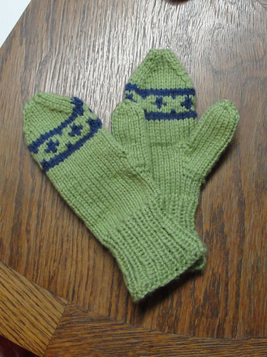 Winters' Day In: Lined Seamless Mittens (Knitting Pattern)