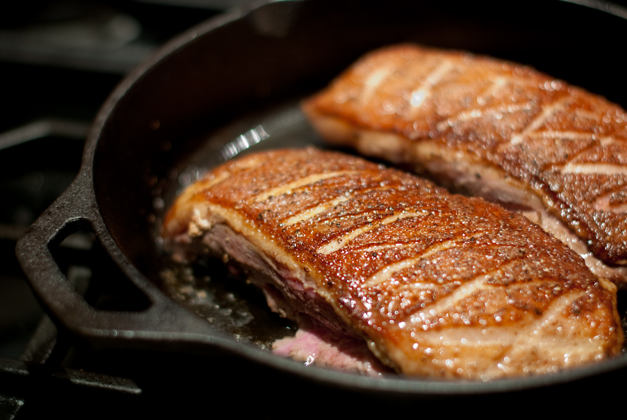 Pan-Sauteed Quebec Moulard duck breast