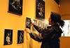 Art Hanging for my Goddess in All of Us body art photography show