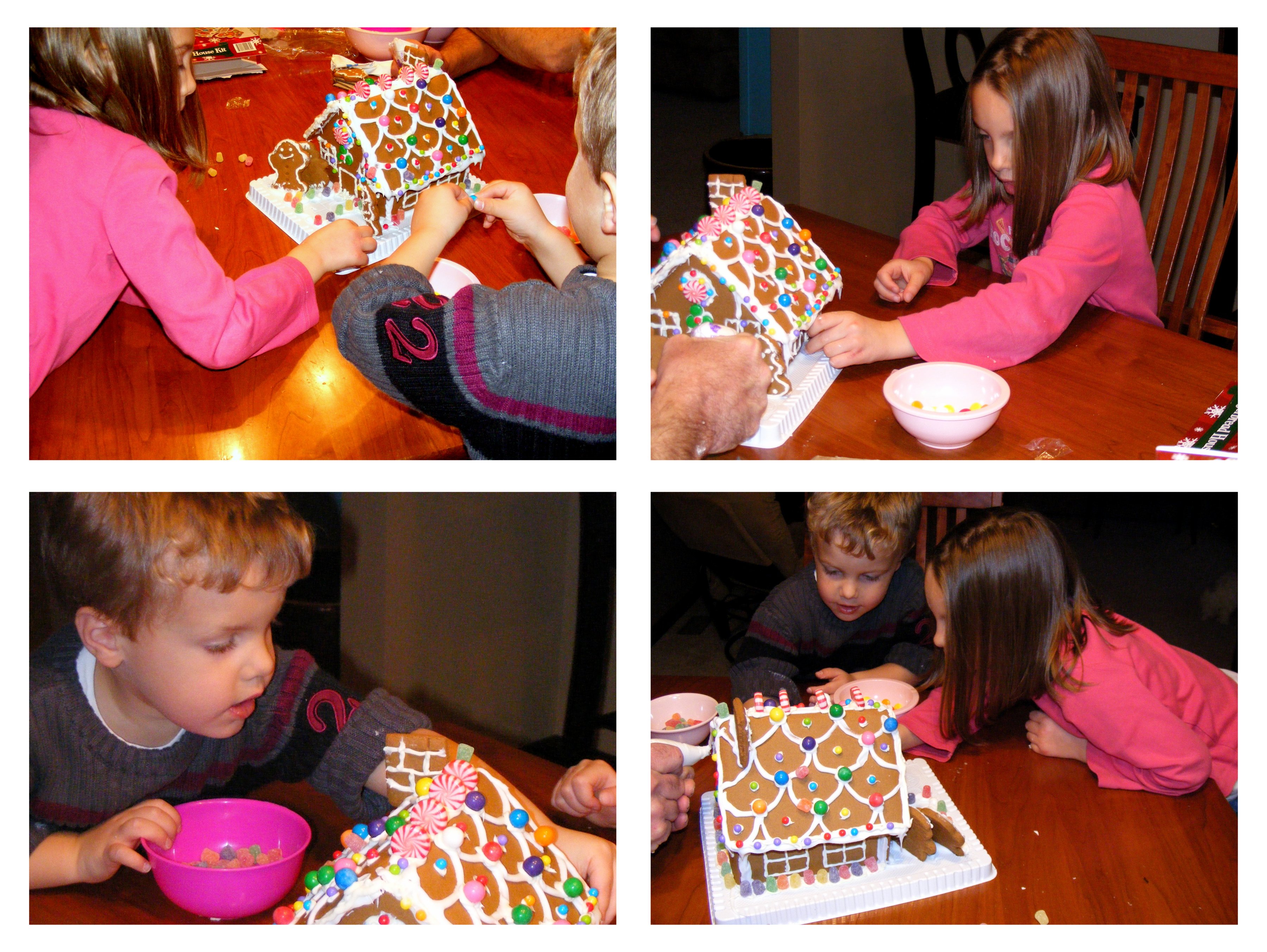 Gingerbread 
House collage