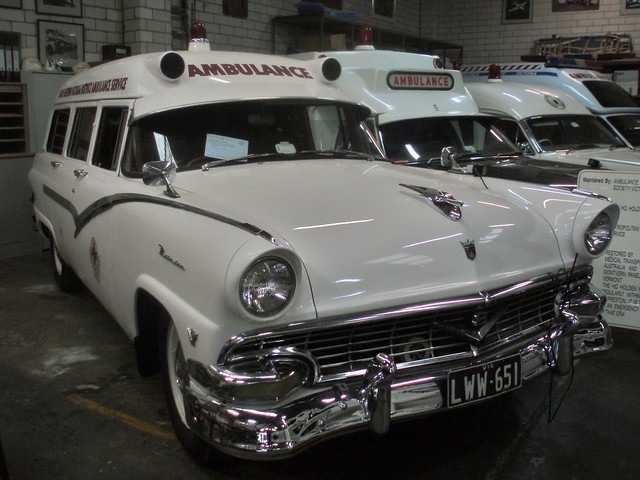 ford victoria ambulance 1957 historical service society mainline
