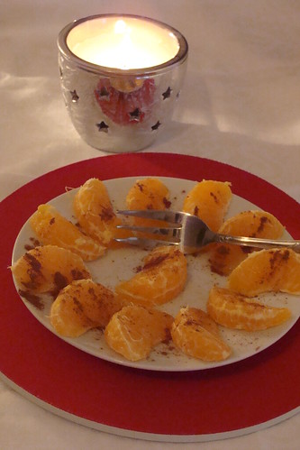 cel mai simplu desert: mandarine cu scortisoara