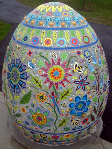ukrainian easter eggs designs. Giant Ukrainian Easter Egg