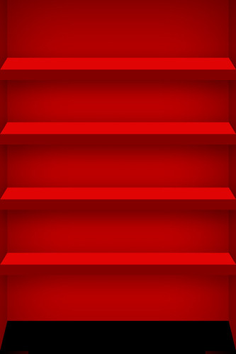 4-shelf iphone wallpaper red