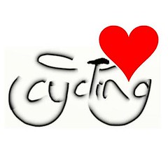 I love cycling me