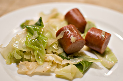 sausage-cabbage-plated-close