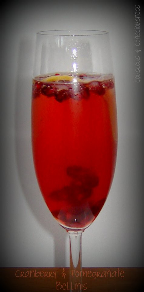 Cranberry & Pomegranate Bellinis 1