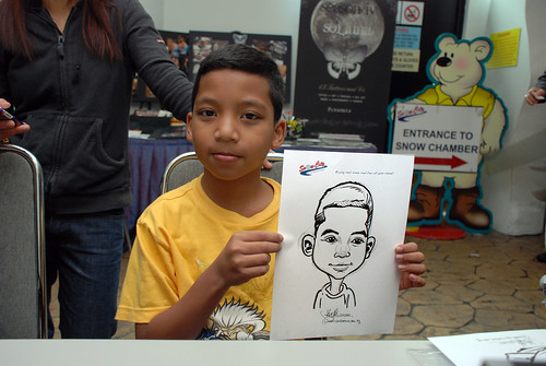 Caricature live sketching for Snow City Winter Wonderland Activities- Day 3 - 6