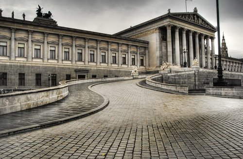 Parliament of Austria. Vienna. Parlamento de Austria. Viena
