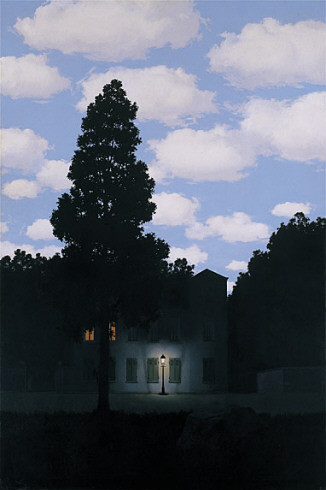 Magritte_L'Empire des Lumières_Guggenheim - Venezia-1953-1954