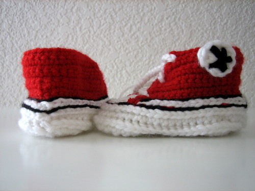 Red Baby Converse Sneakers Jan 2011