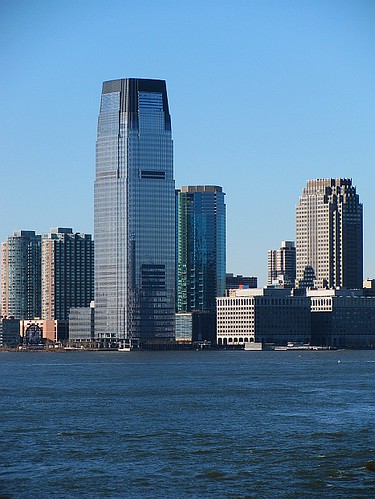 Jersey City Skyline along the Hudson River