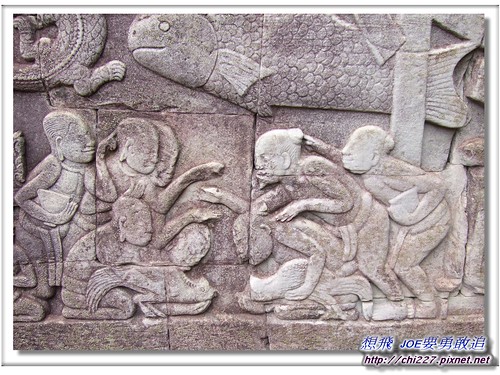 吳哥城-鬥雞雕刻