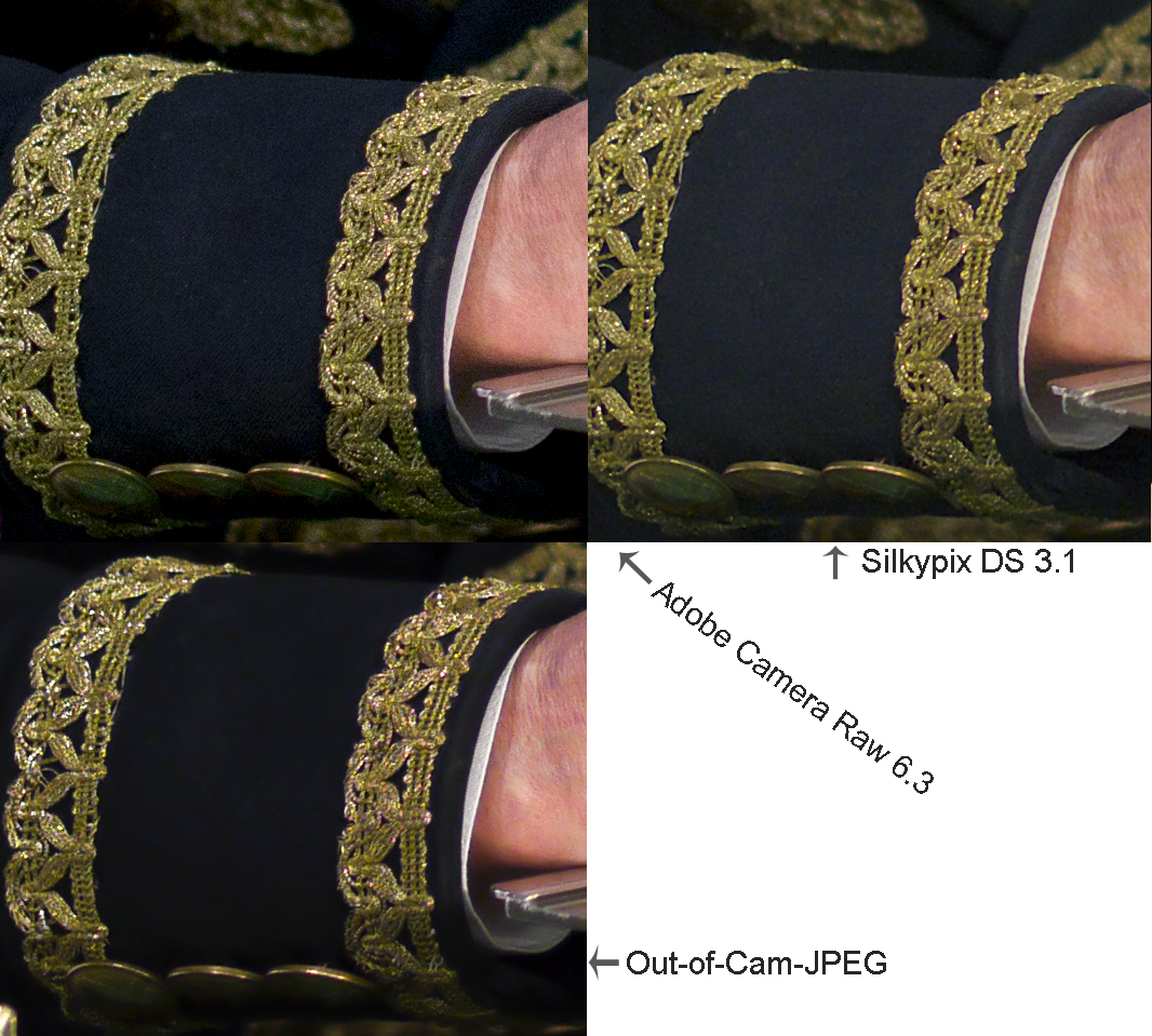 JPEG / RAW processing comparison