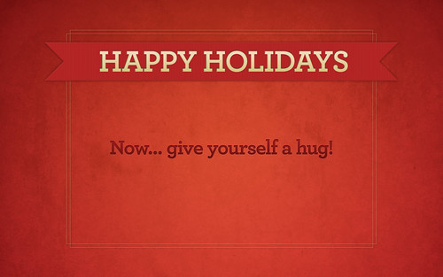 happy holidays wallpaper. Happy Holidays Hug [wallpaper]. For you!