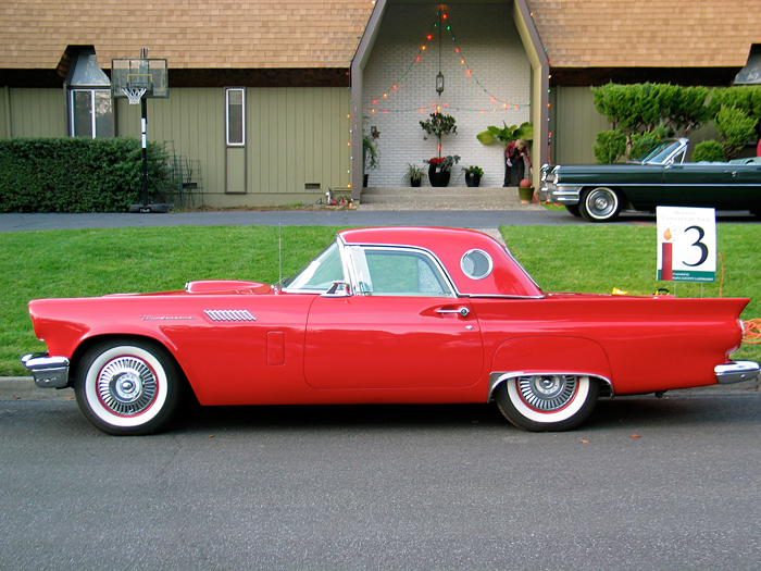 1957 Red Thunderbird
